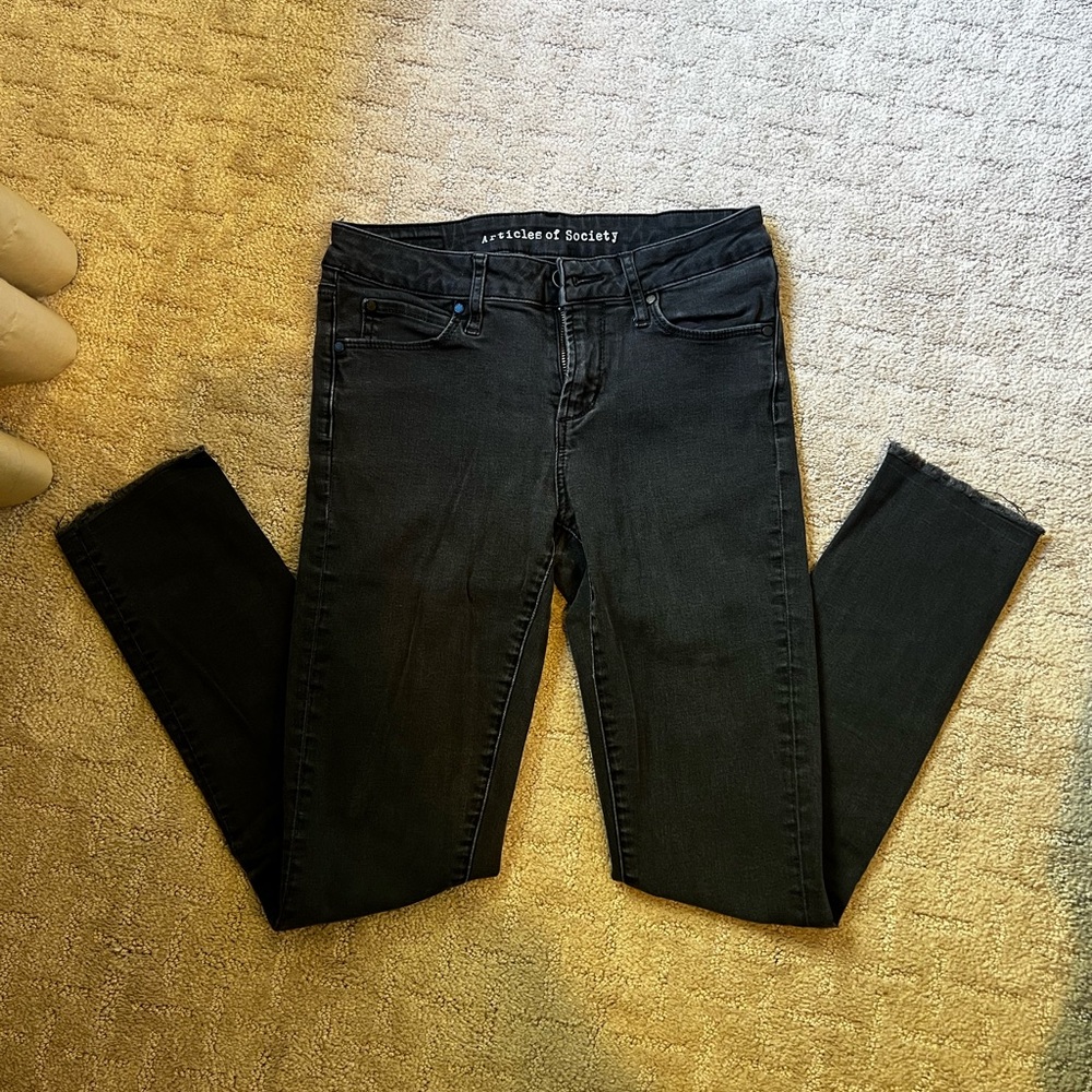 Articles of Society Black Skinny Jeans